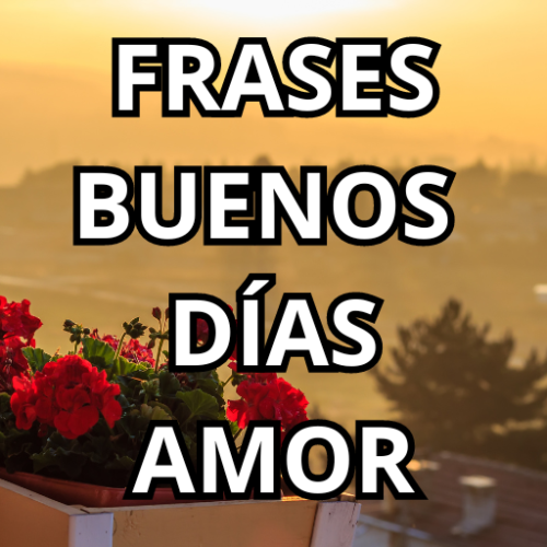 FRASES BUENOS DIAS AMOR