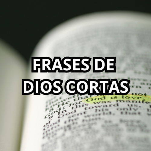 frase de dios cortas